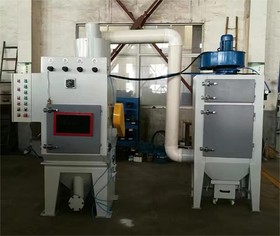 甘孜中小型零件履带式自动喷砂机高效清洁省时省力