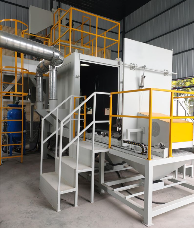 甘孜全自动喷砂机 实现无人化高效生产