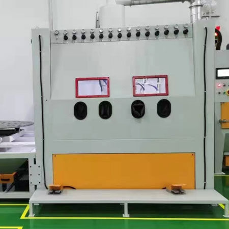 甘孜高效生产，从箱体手动喷砂机开始，提升零部件质量